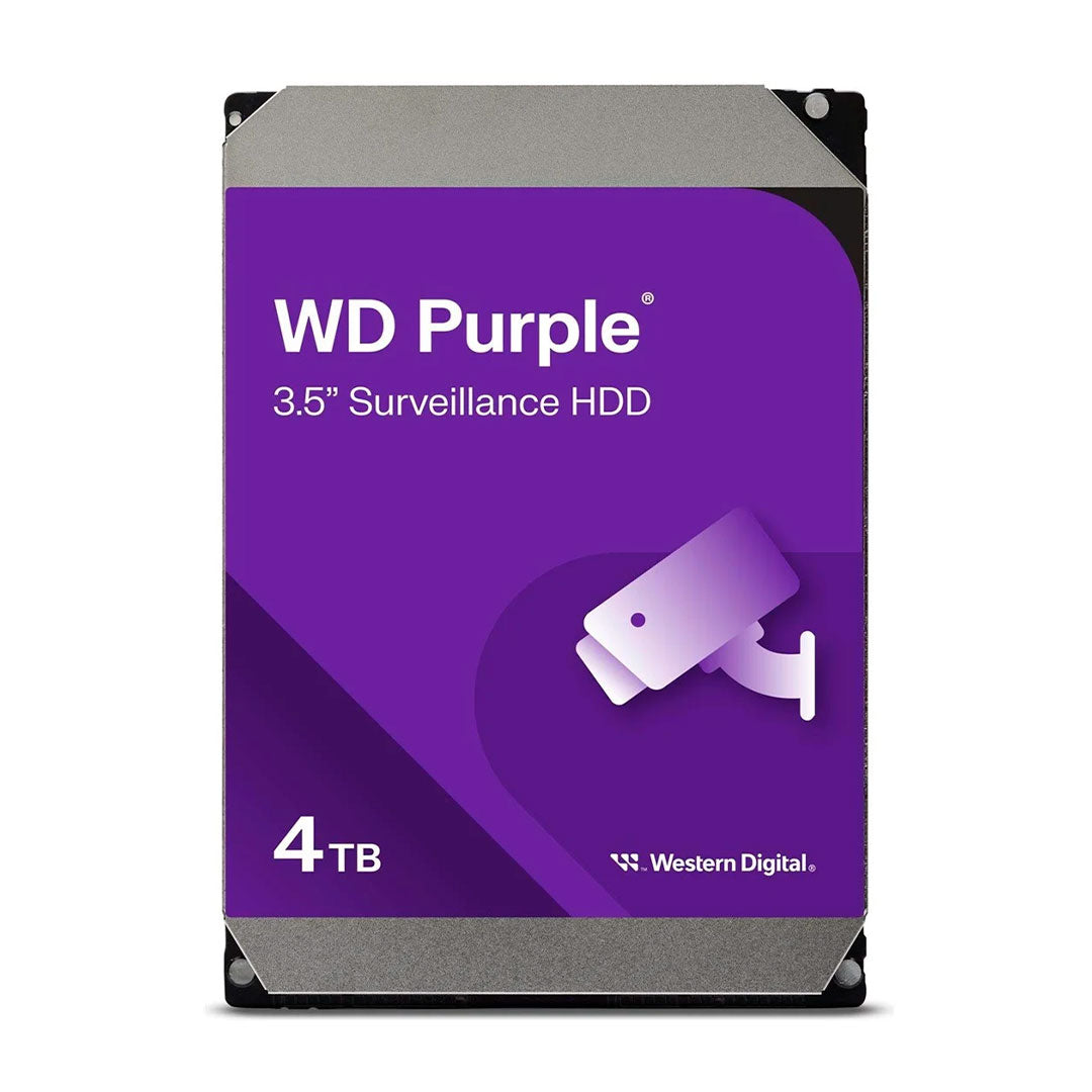 WESTERN DIGITAL WD43PURZ Disco duro púrpura 4TB 5400RPM profesional para equipos de videovigilancia
