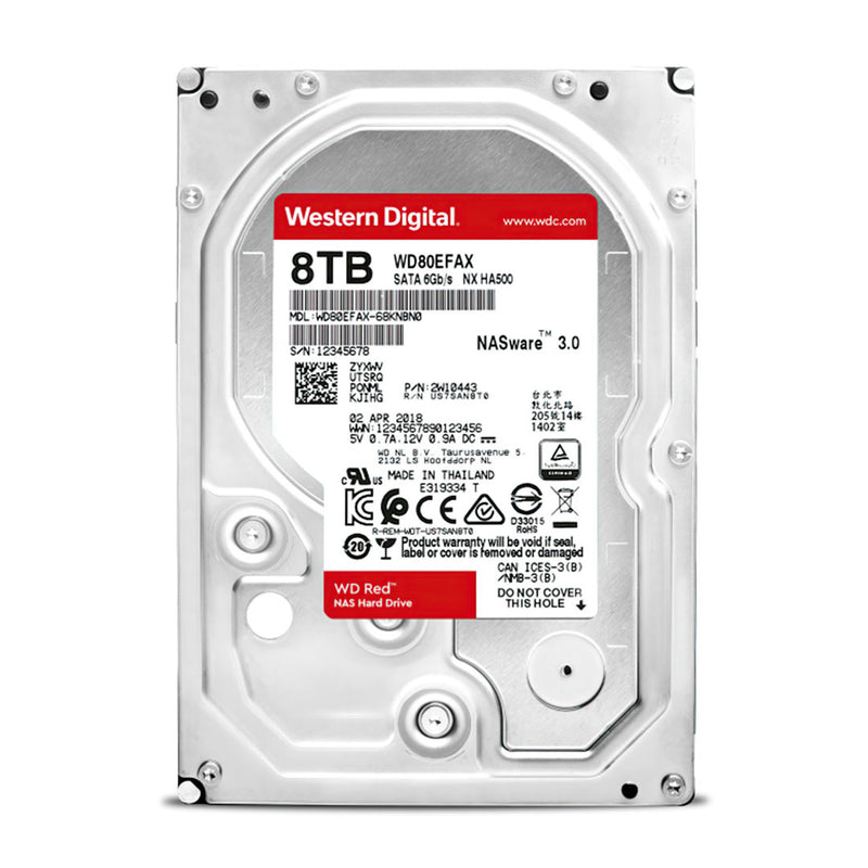 Disco rígido WESTERN DIGITAL Red Plus NAS 8 TB SATA 6 Gbs 5640 RPM 3,5" 256 MB de cache