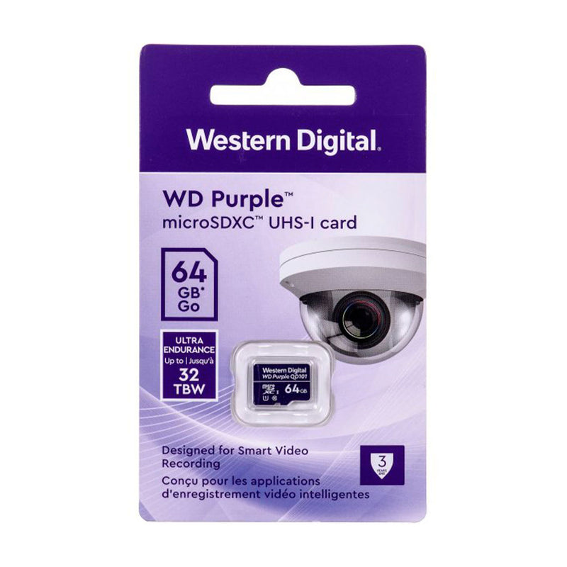 WESTERN DIGITAL WDD064G1P0C-85AEL0 Memoria Flash microSD  Purple 64GB