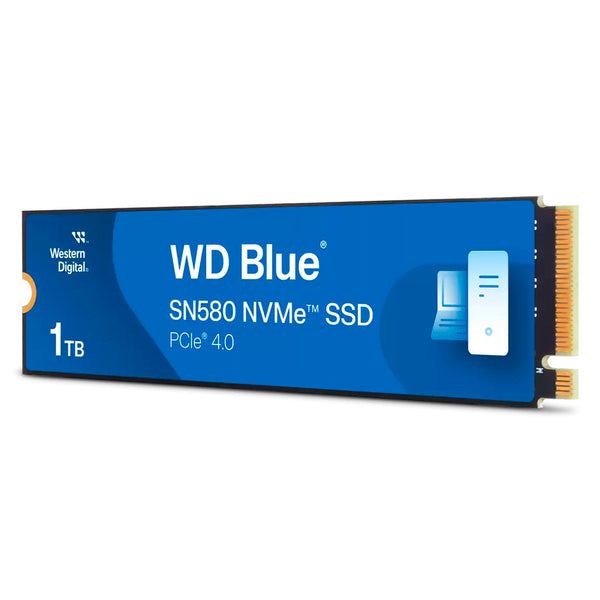 Unidade de estado sólido WESTERN DIGITAL azul SN580 1 TB M.2 2280, PCIe Gen 4.0 x4 NVMe 1.4b