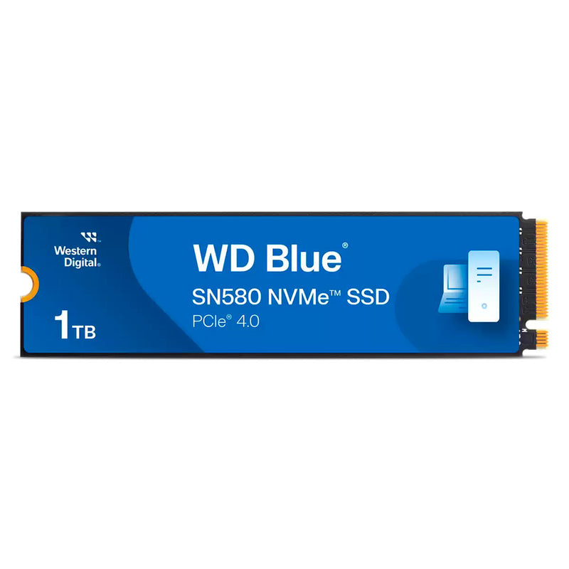 Unidade de estado sólido WESTERN DIGITAL azul SN580 1 TB M.2 2280, PCIe Gen 4.0 x4 NVMe 1.4b