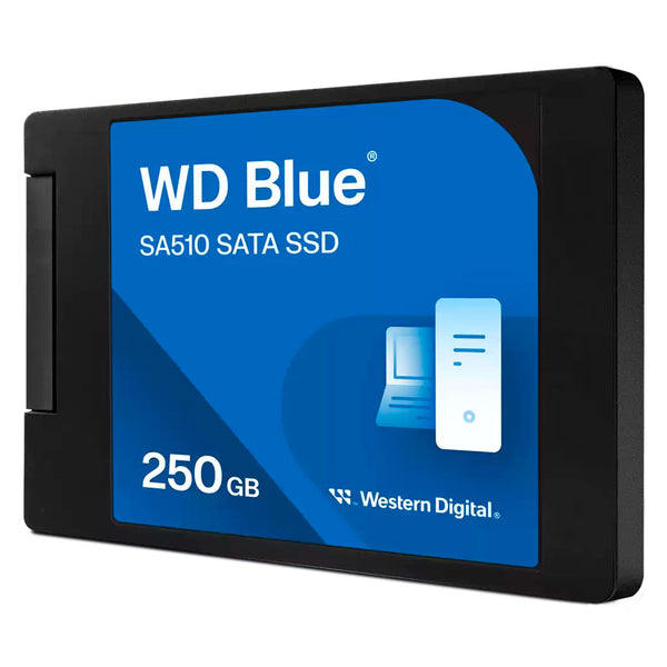 WESTERN DIGITAL Solid State Drive Azul 250 GB SA510 SATA 6Gb-s 2,5" 7mm 