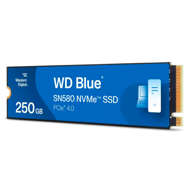 WESTERN DIGITAL Unidade de estado sólido azul 250 GB M.2 2280 PCIe Gen4 SN580 NVMe 1.4b