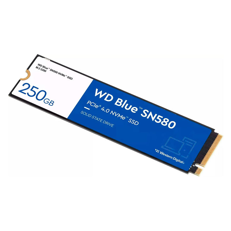 WESTERN DIGITAL Unidade de estado sólido azul 250 GB M.2 2280 PCIe Gen4 SN580 NVMe 1.4b