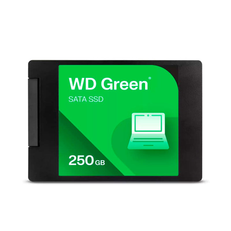 WESTERN DIGITAL Unidad de estado sólido interno verde 250 GB SATA SSD 2.5- 545 MB/s