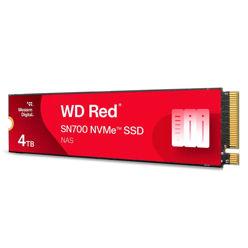 WESTERN DIGITAL Solid State Drive Red 4TB SN700 M.2 2280 D5-M NVMe 8Gbs