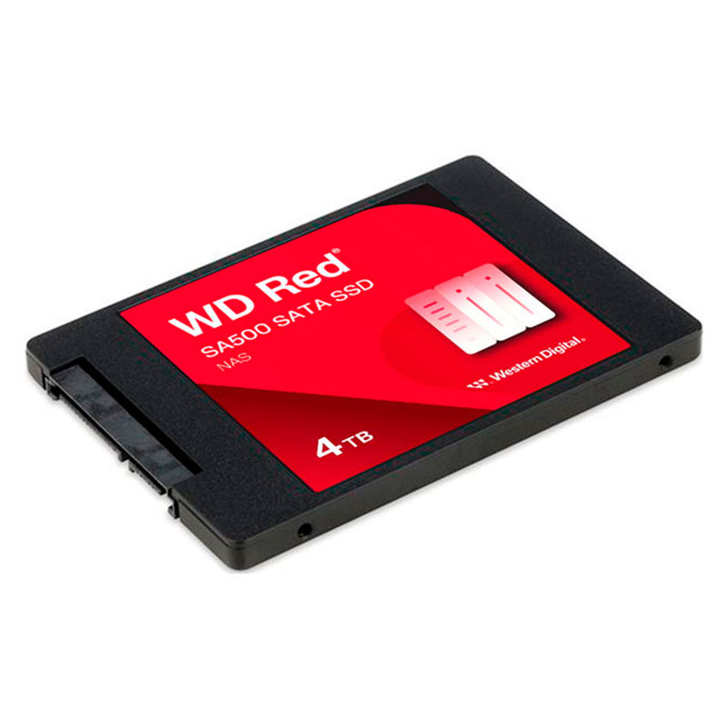 WESTERN DIGITAL Unidad en estado solido Rojo 4TB SA500 NAS SATA 2.5" 7mm