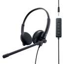 DELL WH1022 Stereo headset with microphone, USB-A 3.5 mm