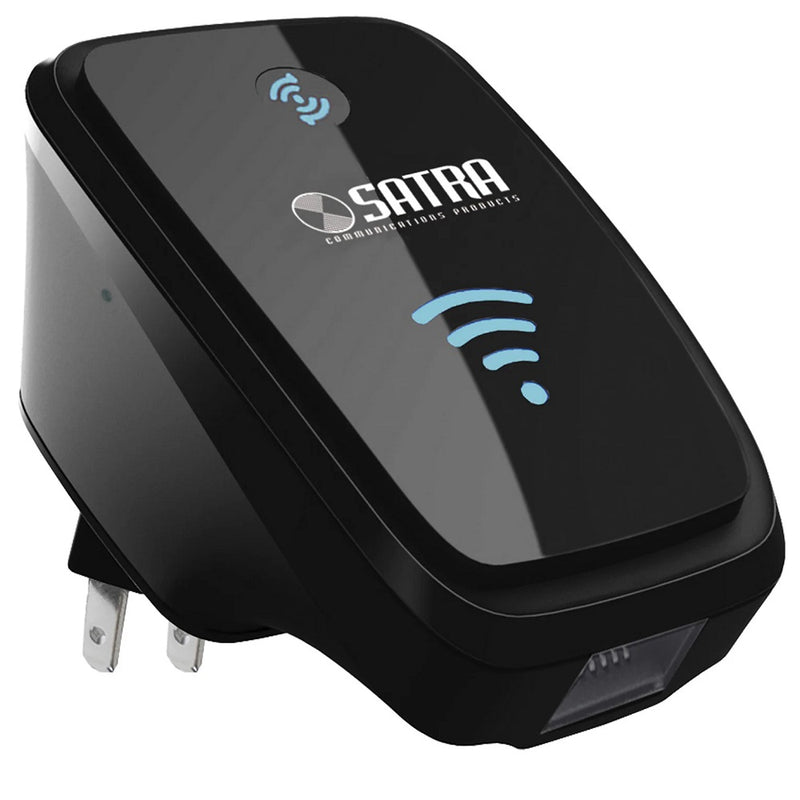 SATRA WIFIMAX, Repetidor de WIFI 300mbps, extensor de rango inalambrico 2.4ghz, negro, 1502300002