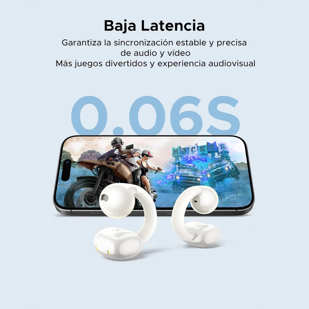 UGREEN WS209 45786 Auriculares Bluetooth 5.4 Hitune S3 IPX5 30 Horas