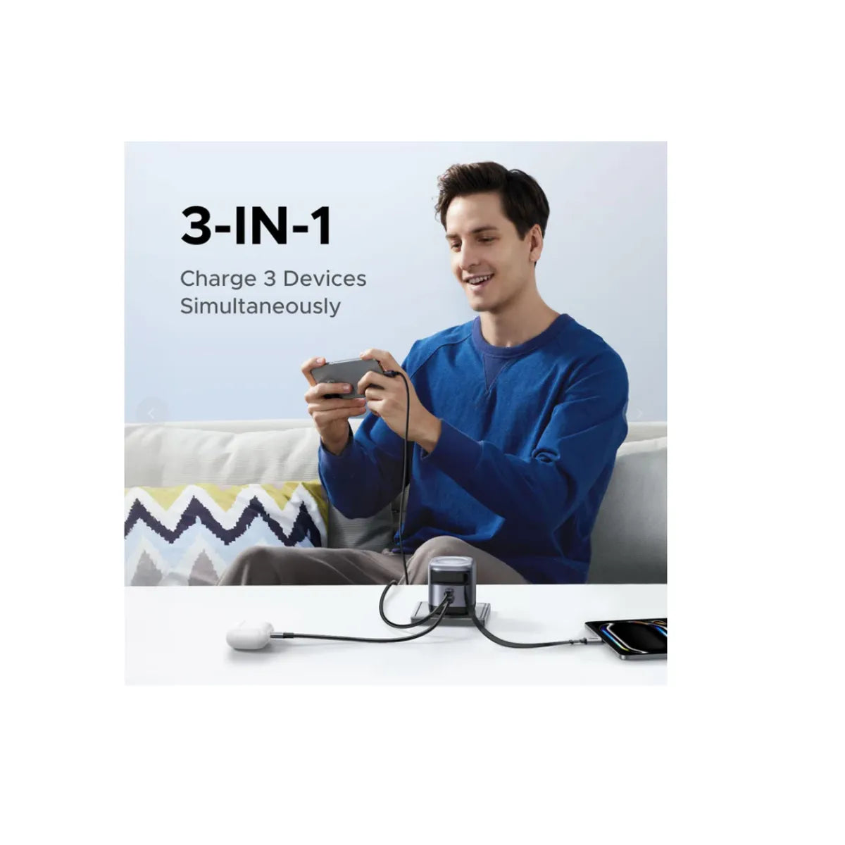 UGREEN X614 65821 Cargador USB-C GaN Retractil 45W