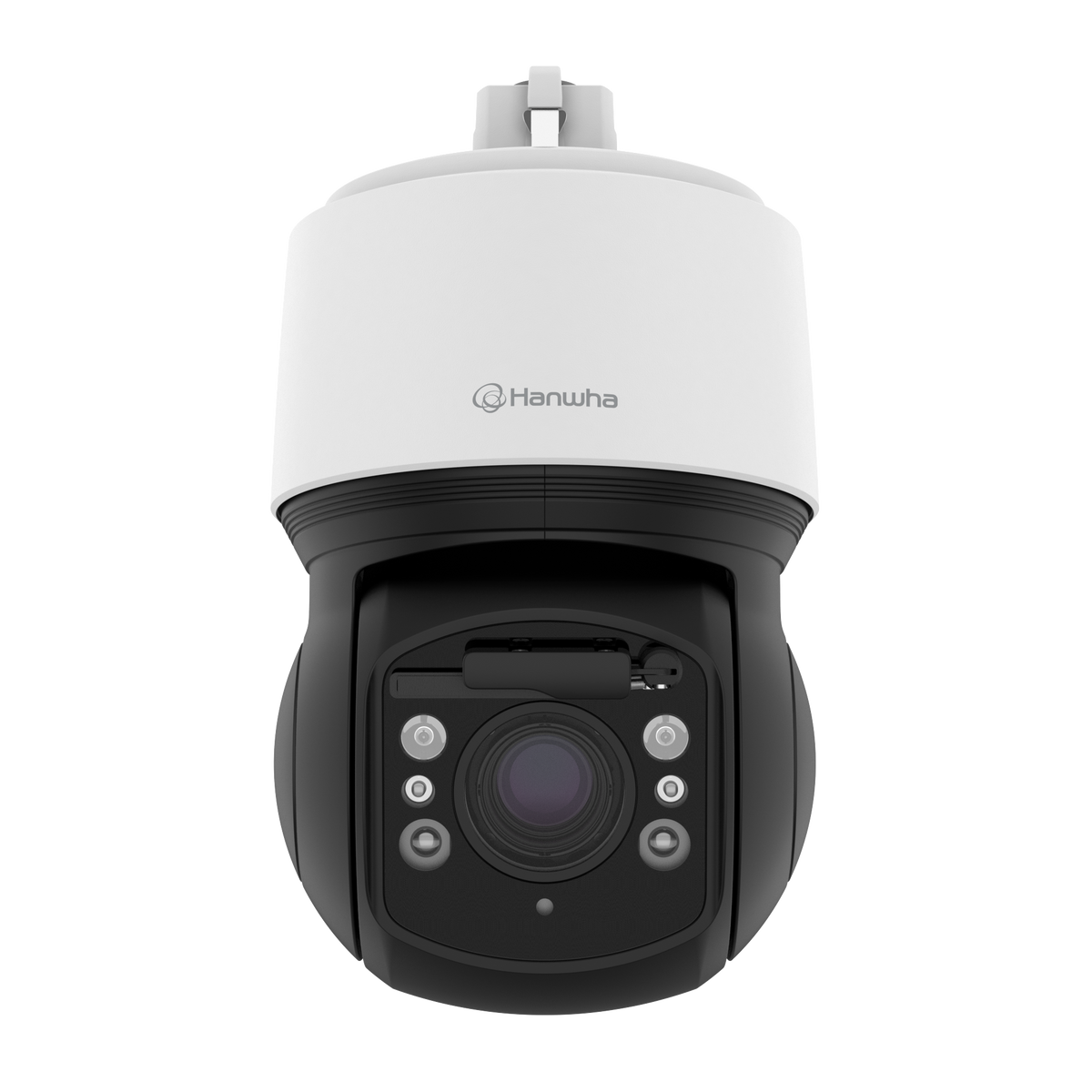 HANWHA VISION XNP-C8303RW Camara de Seguridad IP Ai PTZ 30X 6MP Con WIPER PoE NEMA4X IP67 IK10