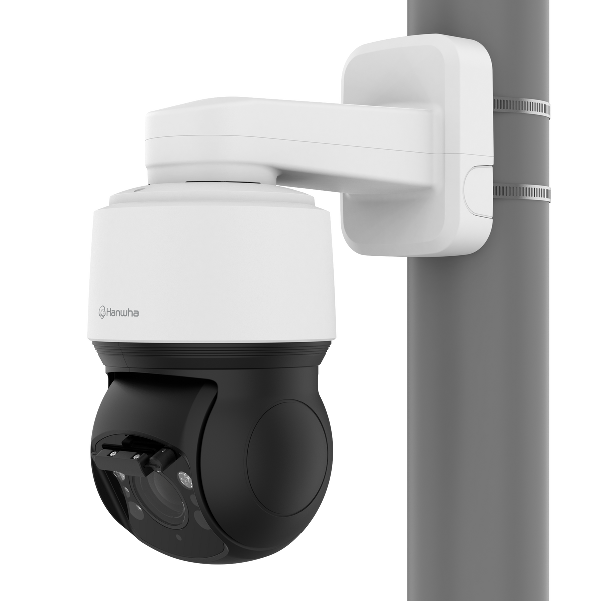 HANWHA VISION XNP-C8303RW Camara de Seguridad IP Ai PTZ 30X 6MP Con WIPER PoE NEMA4X IP67 IK10