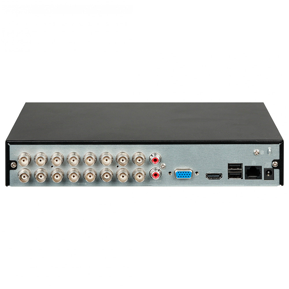 Grabador de video digital CCTV con múltiples puertos BNC, VGA, HDMI, USB y red