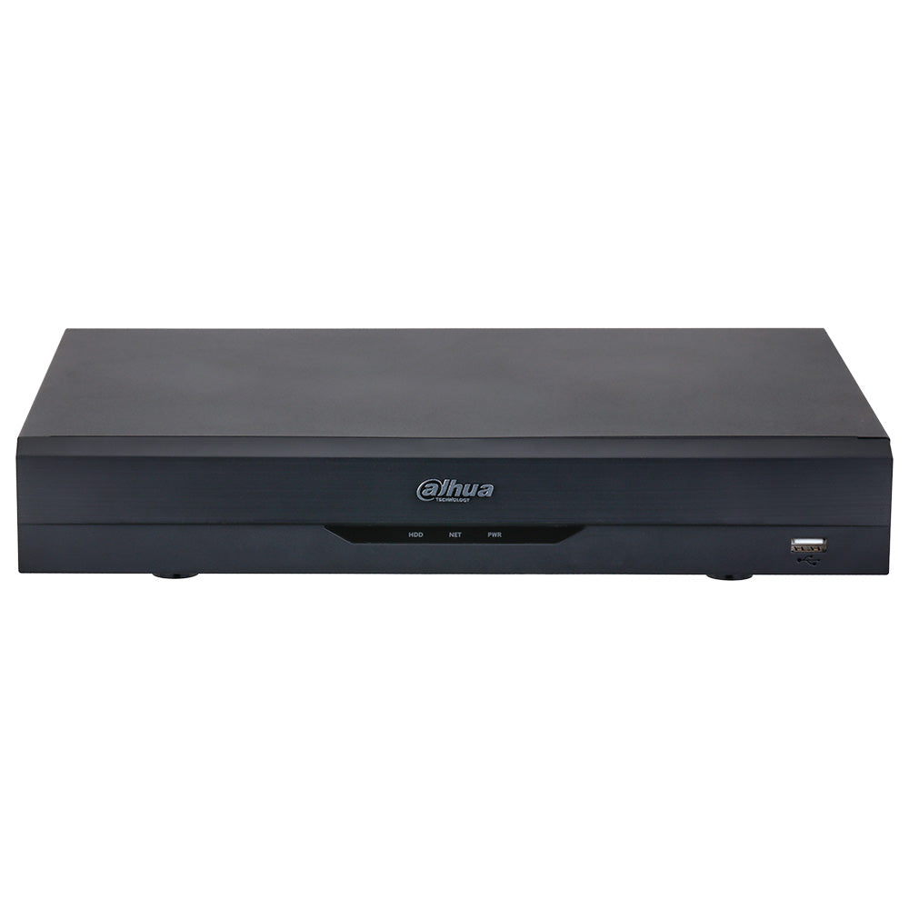 Grabador de video en red NVR Dahua negro para sistemas de seguridad y vigilancia