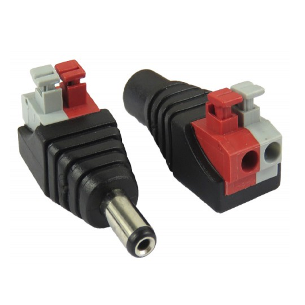 YUS DC-P Conector DC a Presión (Hembra/macho)