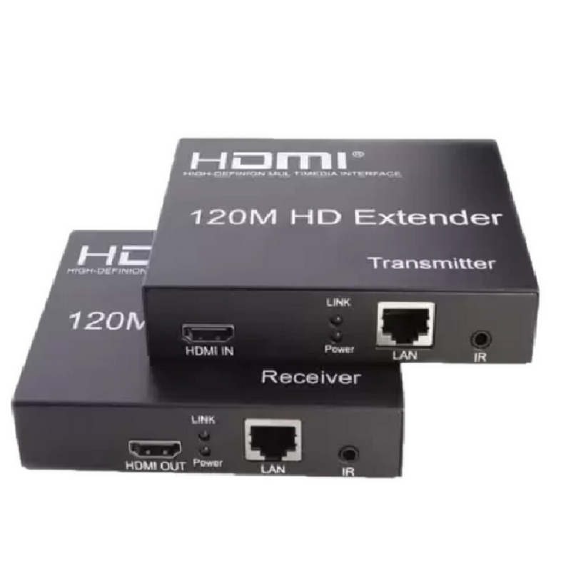 YUS HDMIEXOO-120, Extender HDMI 120m Activo con fuente