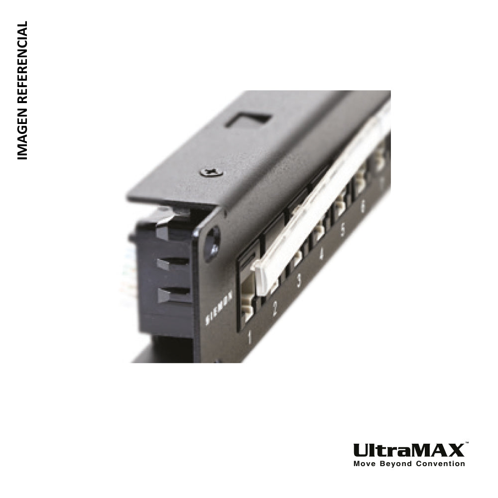 SIEMON Z-PNL-PS Porta Etiquetas, de Patch Panel, Z-MAX/UltraMAX, (Pk x 25 tubos,6 puertos)