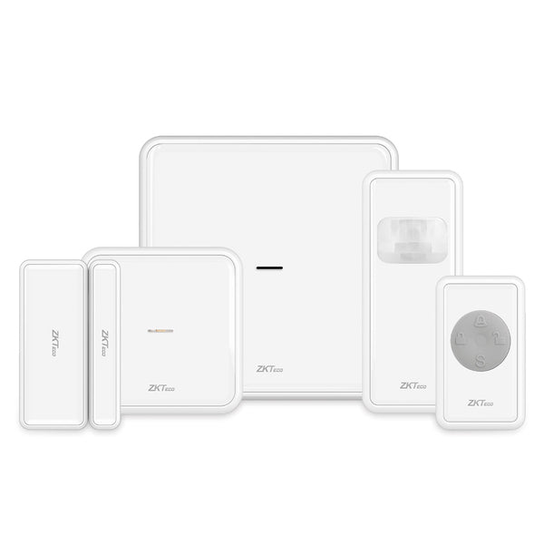 ZKTECO AP101 Kit de alarma inteligente Wifi con sensor de movimiento y contacto magnético