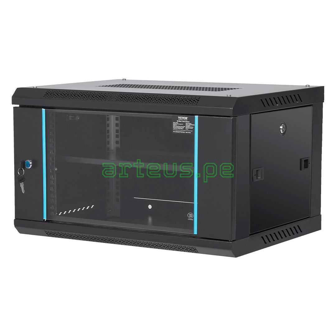 ZKTECO ZK-R4U-5404A Gabinete de Pared 4RU 53x40x21cm