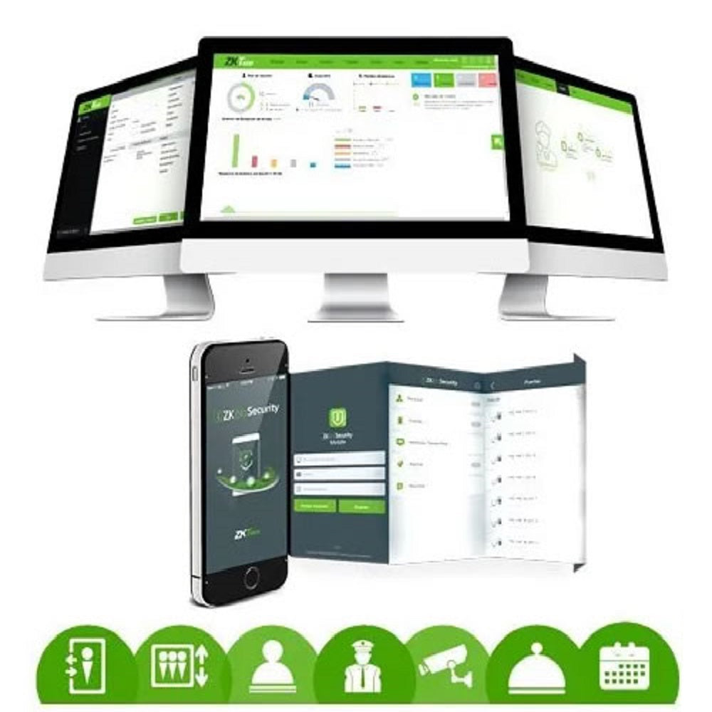 ZKTECO ZKBIOSEC-10 Licencia Zkbiosecurity v5000 para 10 Puertas Plataforma Web