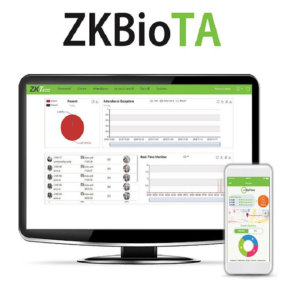 ZKTECO ZKBT-AOU-500 Usuarios Adicionales para Biotime 8.0