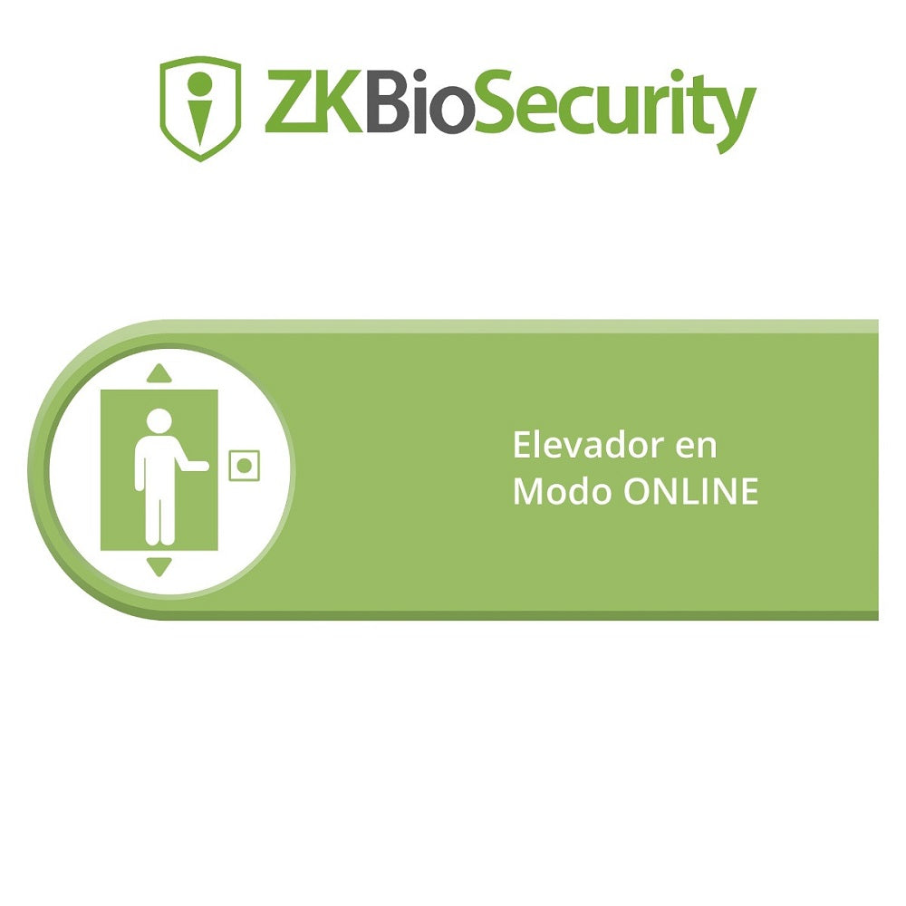 ZKTECO ZKBS-ELE-ONLINE-S1 Licencia Biosecurity Módulo Control de Elevadores