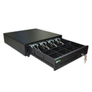 ZKTECO ZKC0408 Caja metálica para efectivo con 4 espacios para billetes y 8 para monedas