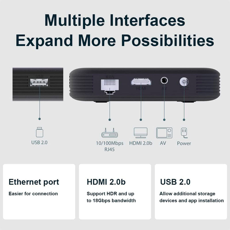 ZTE ZXV10 B866V2K TV Box android 11 Wifi 5 con control de voz hey Google