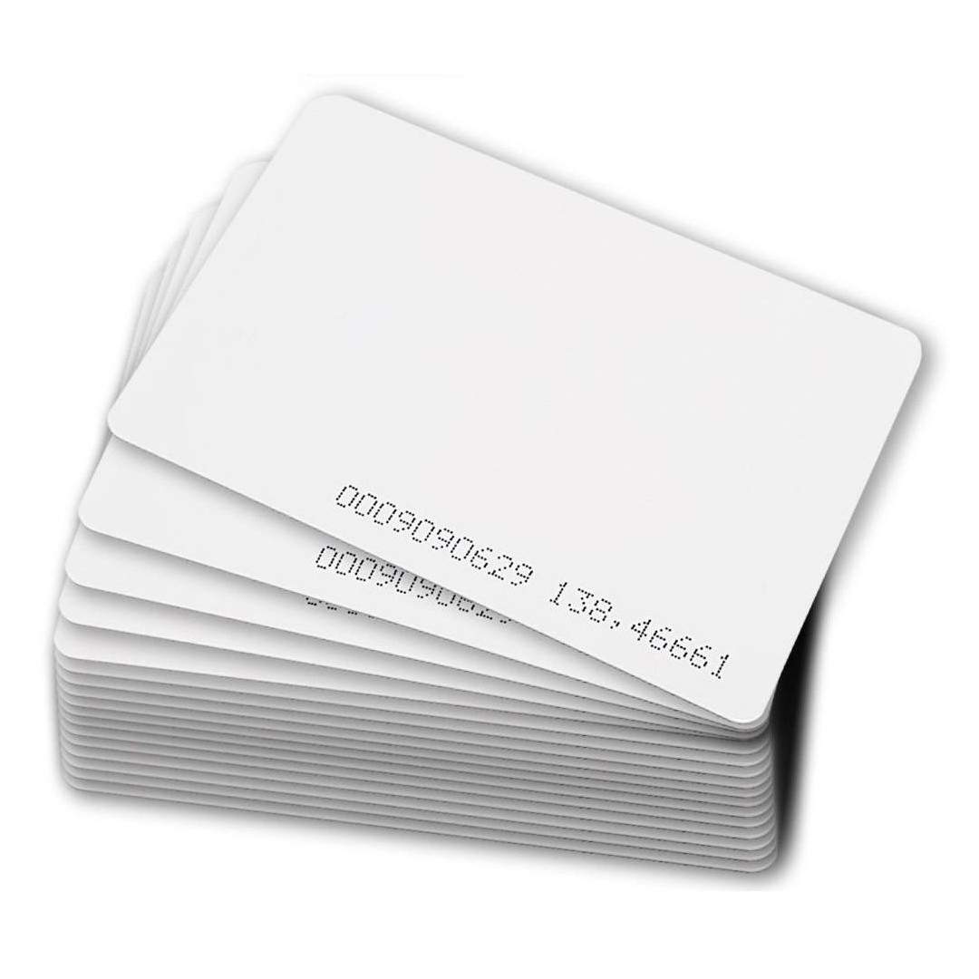 ZKTECO ID CARD(thin) 10-PACK Tarjeta de proximidad Delgada RFID 125Khz