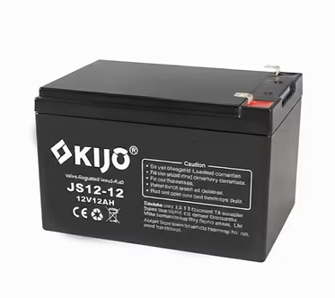 KIJO JS12-12AH Bateria 12V-12AH Seca AGM para UPS y Paneles Ssolares 15.1x9.8x9.6cm