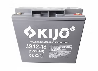 KIJO JS12-18AH Bateria 12V -18AH Seca AGM para UPS y Paneles Solares 18.1x7.7x16.7cm