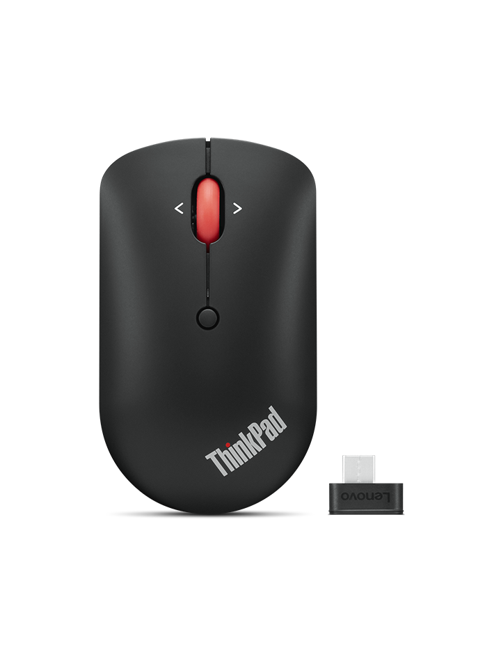 LENOVO Essential 4Y51D20849 Mouse Inalámbrico Compacto USB-C 1600 DPI Negro