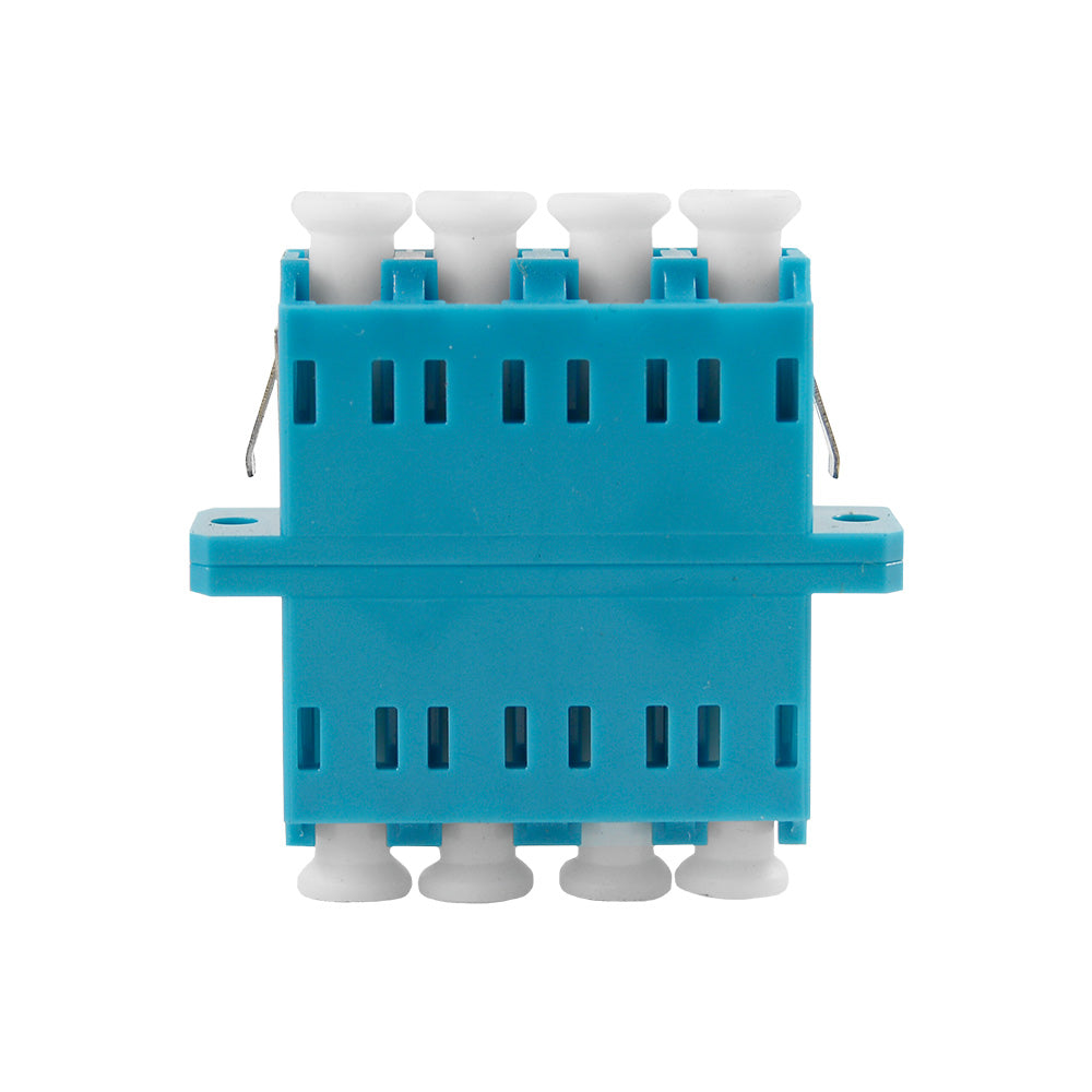 OPFIBRA ADLCU-QD-SM Acoplador de Fibra Óptica LC Quad Monomodo azul