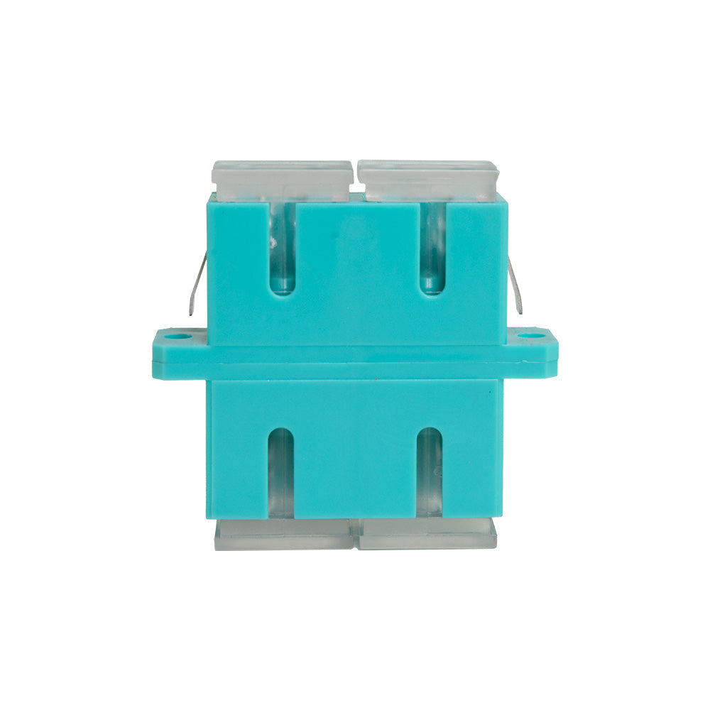 OPFIBRA ADSCU-DX-OM3-P6 Acoplador FO SC Duplex MM OM3 Aqua - 6 Unidades