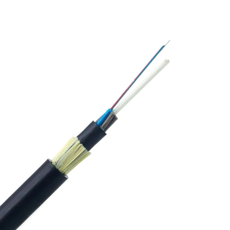 YOFC ADSS-SS-100M-24B1.3 Cable de fibra óptica monomodo ADSS 24 hilos SPAN100. Pedido mínimo 150mts