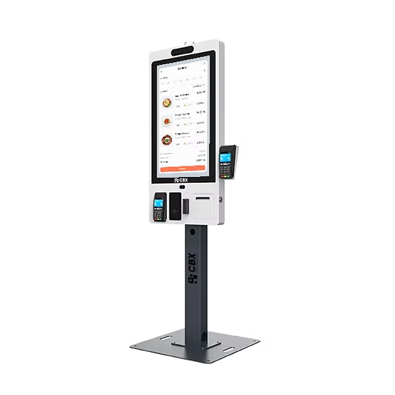 CBX KPOS-S32 Kiosco Autoservicio Pantalla Tactil 32" Escaner 2D Impresora Termica