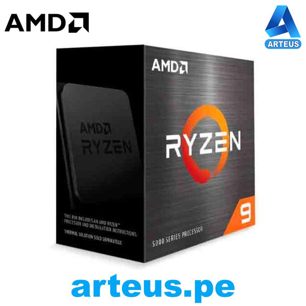 AMD 100-100000061WOF - Procesador AMD Ryzen 9 5900X 3.70GHz 64MB L3 12 Core AM4 7nm 105W. - ARTEUS