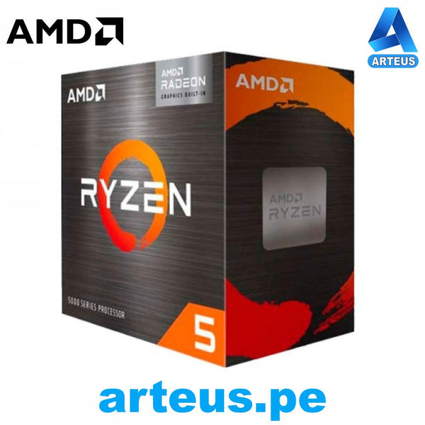AMD 100-100000252BOX - Procesador AMD Ryzen 5 5600G 3.90 - 4.4GHz 16MB L3 6 Core AM4 7nm 65W. - ARTEUS