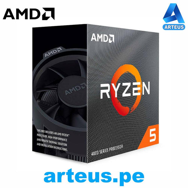AMD 100-100000644BOX - Procesador AMD Ryzen 5 4500, 3.6 - 4.1 GHz 8MB L3 6-Core AM4 7nm 65W. - ARTEUS