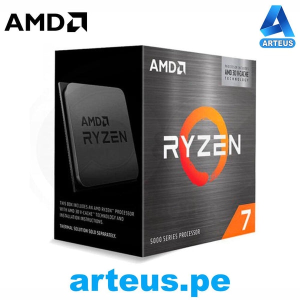 AMD 100-100000651WOF - Procesador AMD Ryzen 7 5800X3D 3.40 4.50 GHz 96MB L3 Cache 8-Cores AM4 7nm 105W. - ARTEUS
