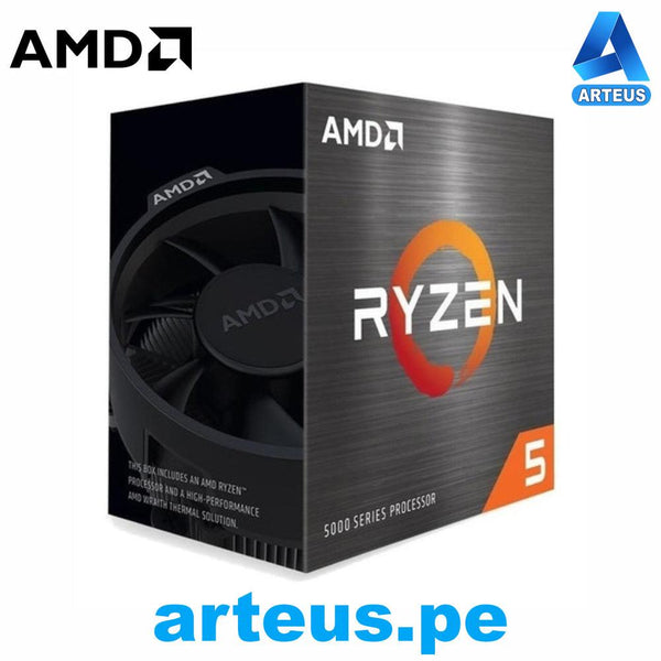 AMD 100-100000927BOX - Procesador AMD Ryzen 5 5600 3.50 - 4.40 GHz 32MB L3 Cache 6-Cores, AM4 7nm 65W. - ARTEUS