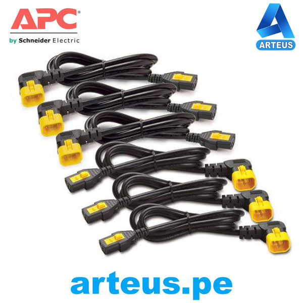 APC AP8706S-WW- KIT DE CABLES DE ALIMENTACION 6 CABLES, LOCKING, C13 A C14, 1.83 MTS - ARTEUS