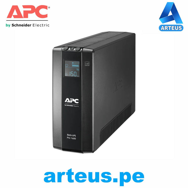 APC BR1600MI - APC UPS BACK PRO DE 1600VA/960W, 8 TOMAS DE SALIDA, AVR, INTERFAZ LCD. - ARTEUS