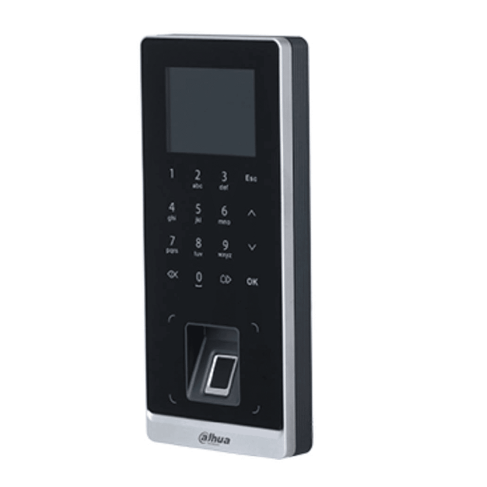 DAHUA DHI-ASI2212H-DW Control de Acceso Biométrico por Huella Tarjeta Código 2.4" TCP/IP WiFi