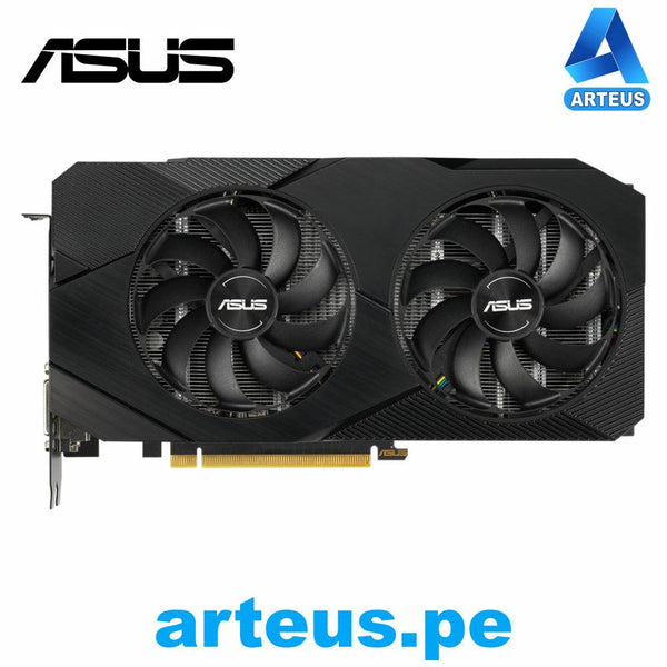 ASUS DUAL-RTX2060-O6G-EVO - Tarjeta de video Asus NVIDIA GeForce RTX 2060, 6GB GDDR6 HDMI2 DVI-D DP - ARTEUS