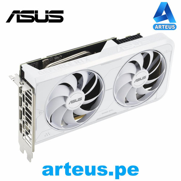 ASUS DUAL-RTX3060TI-O8GD6X-WHITE - Tarjeta de video ASUS Dual GeForce RTX 3060 Ti White OC Edition 8GB GDDR6X PCI Express 4.0 - ARTEUS