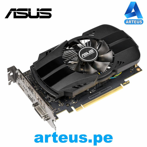 ASUS PH-GTX1650-O4G - Tarjeta de video ASUS Phoenix GeForce GTX 1650 OC Edición 4GB GDDR5, PCI-Express 4.0 x16 - ARTEUS