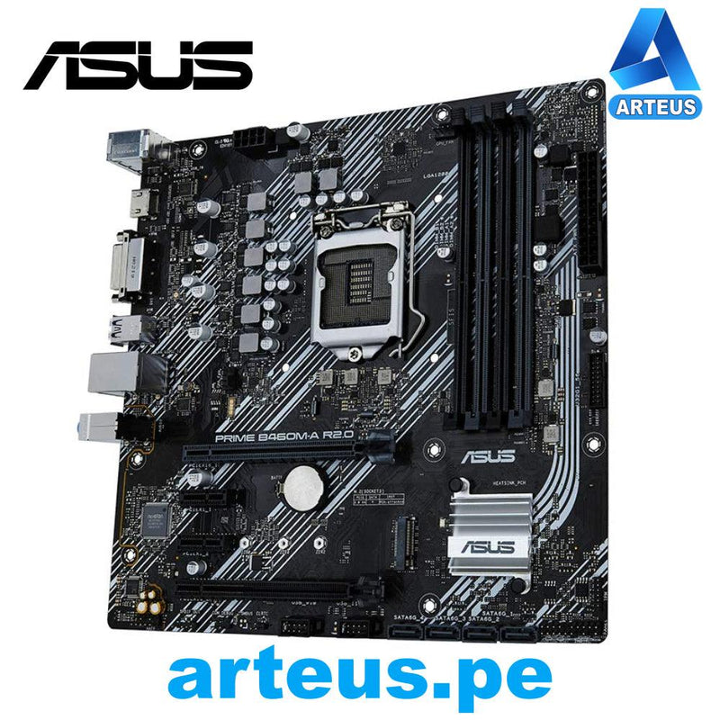 ASUS PRIME B460M-A R2.0 - PLACA MADRE ASUS PRIME B460M-A R2.0 LGA1200 DDR4 SATA 6Gb-s HDMI DVI-D USB 3.2 Gen1 - ARTEUS