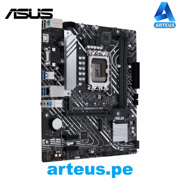 ASUS PRIME B660M-K D4 - PLACA MADRE Chipset Intel B660 LGA1700 microATX - ARTEUS